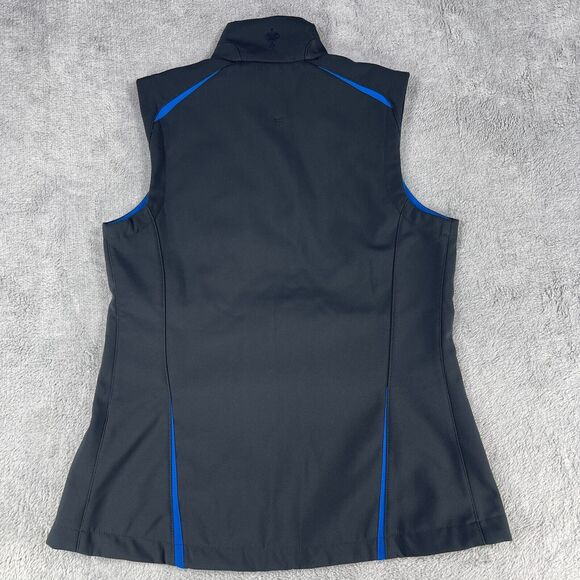 Engelbert Strauss Vest Womens Small Blue Fleece Lined Mock Neck Full Zip - Picture 3 of 13